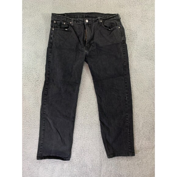 Levis 559 Black Label Black Jeans 40x32 Levi Strauss Men's Jeans Pockets - Picture 1 of 10
